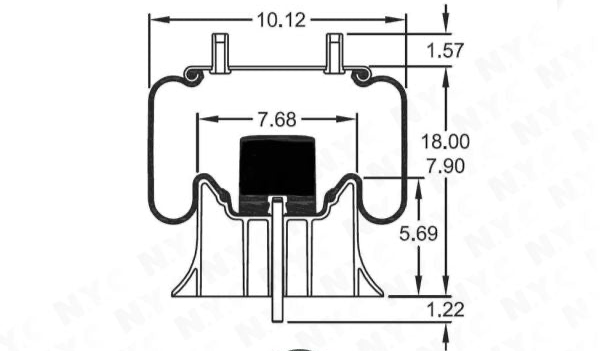 AIR BAG SPRING INTRAAX & VANTRAAX  40K