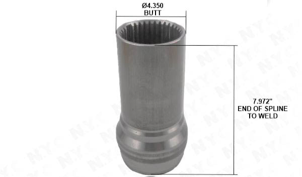 DRIVE SHAFT SPLINED SLEEVE, (SERIES SPL170)