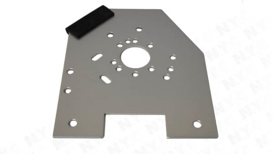 ALUMINIUM SIDE MOUNTING BRACKET WITH BLACK PLASTIC