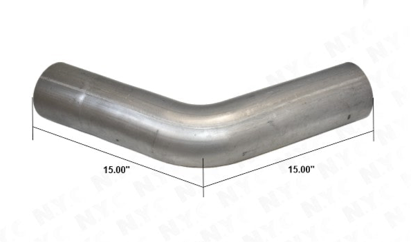 EXHAUST ELBOW - 45 DEGREE - 15in X15in  OD/OD