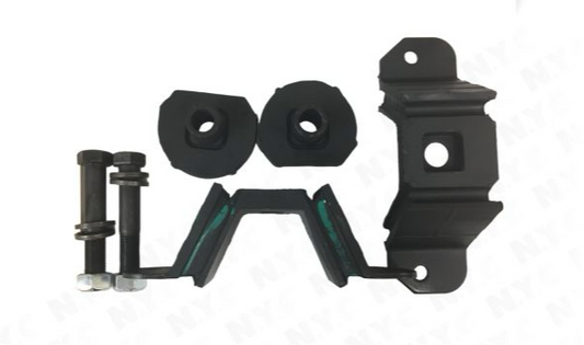 ENGINE MOUNT KIT, FREIGHTLINER, INCLUDING: 2 PCS M17401 / 2 PCS M17395 / 2 PCS LN105 / 2 PCS M4960 / 4 PCS MUBW174