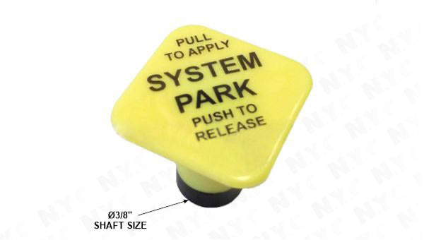 BUTTON FOR PUSH/PULL VALVE, SYSTEM PARK