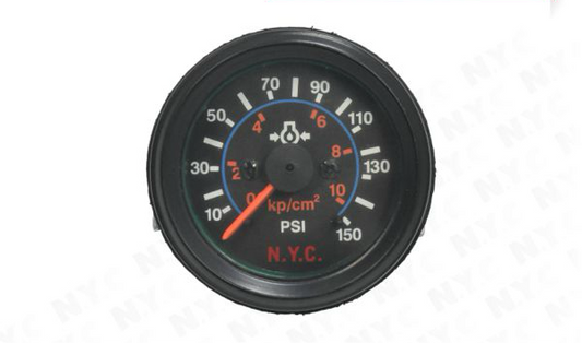 GAUGE, OIL PRESSURE BLACK BEZEL (MECHANICAL)