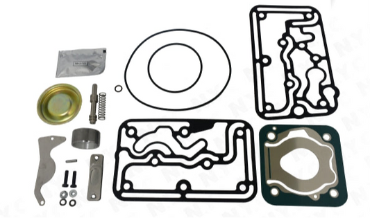 AIR COMPRESSOR REPAIR MINOR KIT, WITHOUT SCREW SET AND METAL PAD