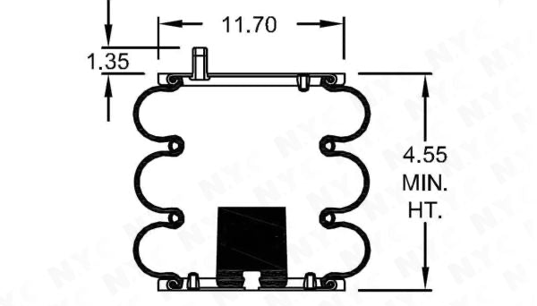 AIR SPRING, MACK MULTIPLE APPLICATION